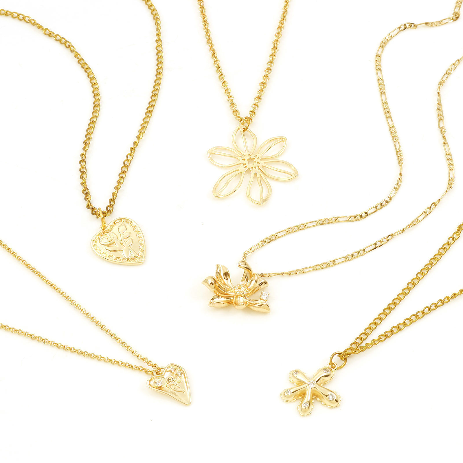 Immagine di Rame Charms Piedi Oro riempito Rosa 2 Pz