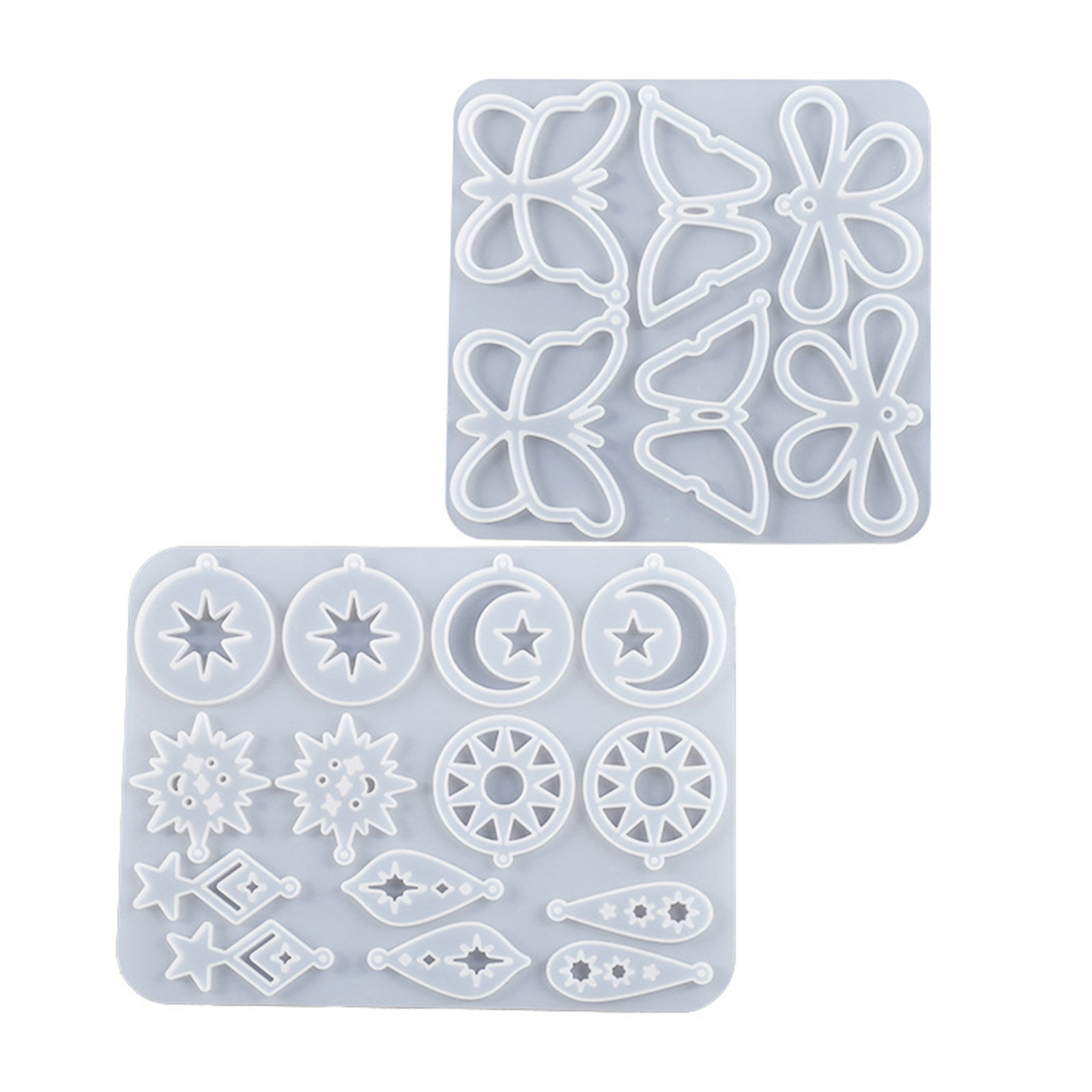 Immagine di Silicone Stampo in Resina per la Decorazione Domestica Fai-Da-Te Farfalla Bianco 1 Pz
