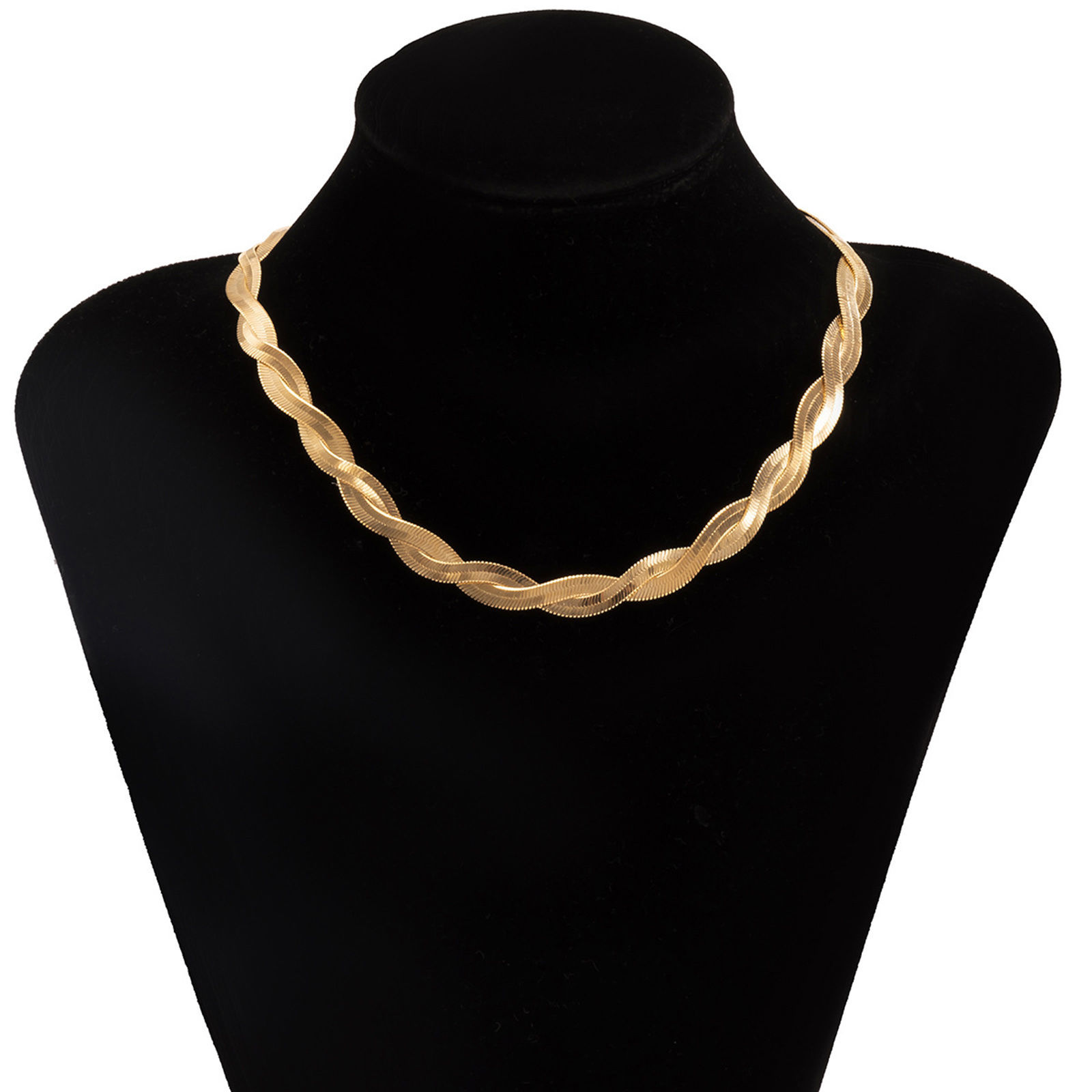Immagine di Rame Semplice Strozzatore Collana Multicolore Catena a Maglie 1 Pz