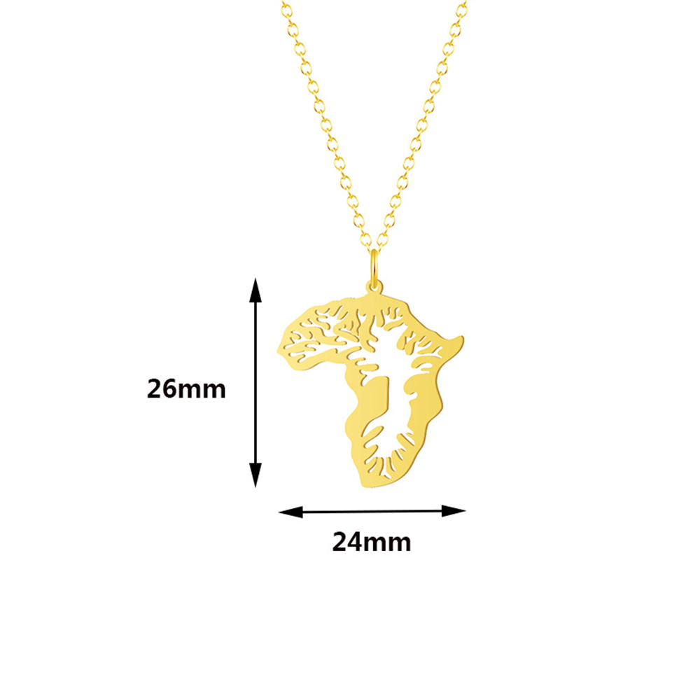 Picture of Stainless Steel Necklace Gold Plated Round Cactus 45cm(17 6/8") long, 1 Piece