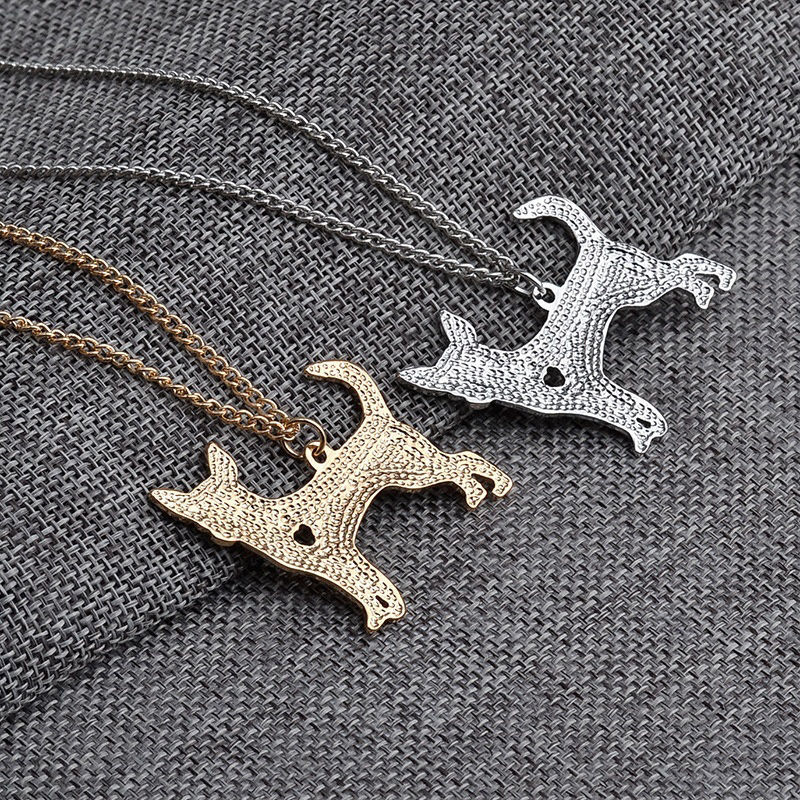 Picture of Cute Pendant Necklace Gold Plated Dog Animal 52cm(20 4/8") long, 1 Piece