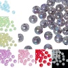 Bild von Acryl Perlen Rund Helllila AB Farbe Crackle ca 8mm D. Loch:ca 2mm 200 Stück