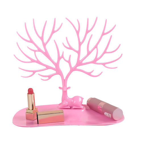 Bild von Polystyren Schmuckdisplay Hirsch Rosa 25cm x 23cm , 1 Stück