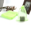 Picture of Wedding Gift Organza Jewelry Bags Drawstring Rectangle Fruit Green (Usable Space: 19x16cm) 23cm x 17cm, 20 PCs