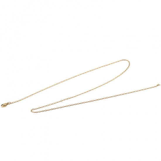 Picture of Stainless Steel Necklace Gold Plated 51cm long, 1 Piece