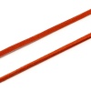 Picture of Velvet Jewelry Cord Rope Orange-red Faux Suede 3mm, 1 Bundle (Approx 5 M/Bundle)