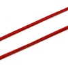 Picture of Velvet Jewelry Cord Rope Red Faux Suede 3mm, 1 Bundle (Approx 5 M/Bundle)