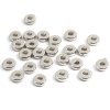 Picture of CCB Plastic Spacer Beads Round About 6mm Dia., Hole: Approx 2.4mm, 200 PCs