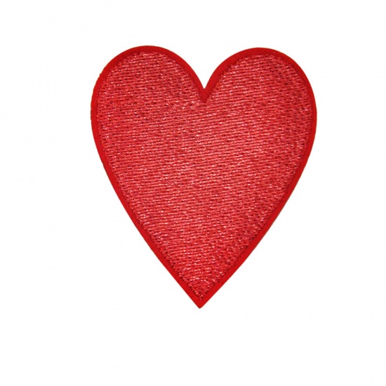 Picture of Fabric Iron On Patches Appliques (With Glue Back) Craft Red Heart 6.2cm x 5cm, 5 PCs
