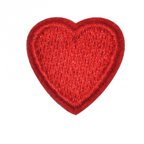 Picture of Fabric Iron On Patches Appliques (With Glue Back) Craft Red Heart 20mm x 20mm, 5 PCs