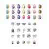 Picture of DIY Charm Bracelet Jewelry Making Kit For Teen Girls Handmade Craft Materials Accessories Multicolor Horse Animal Flower 16cm - 0.9cm x 0.9cm, Hole: Approx 5.4mm-4.5mm,1 Set