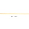 Bild von Eisenlegierung Schlangenkette Kette Halskette Vergoldet 51.5cm lang, 3 Strange