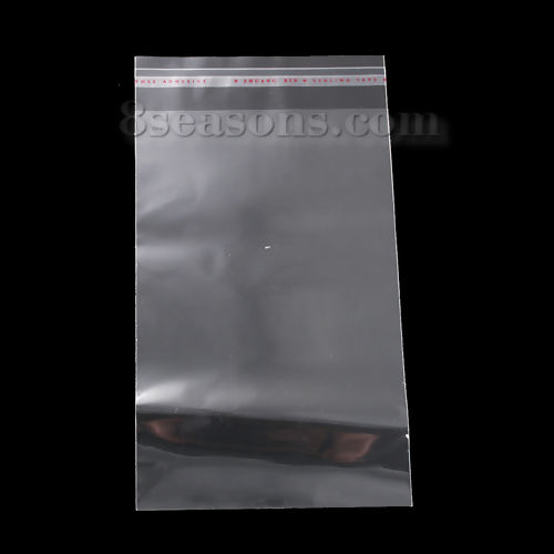 Image de Pochettes Autocollantes en Plastique Transparent (Espace Utilisable: 16.7cmx10.5cm) 19.2cm x 10.5cm, 300 Pcs