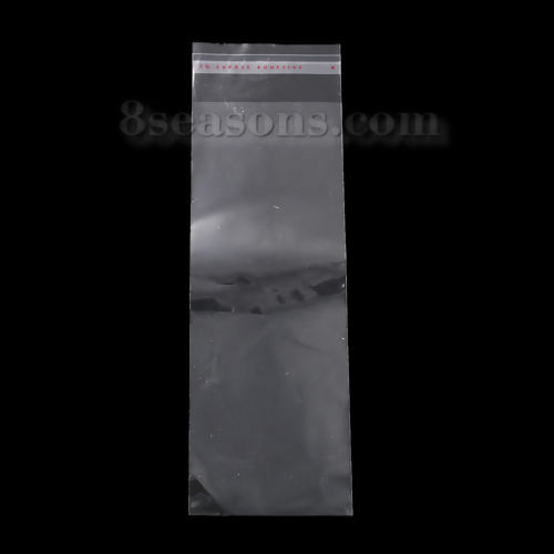 Image de Pochettes Autocollantes en Plastique Transparent (Espace Utilisable: 16.6cmx6cm) 19.3cm x 6cm, 500 Pcs