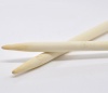 Picture of (US15 10.0mm) Bamboo Single Pointed Knitting Needles Natural 23cm(9") long, 1 Set ( 2 PCs/Set)