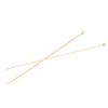 Picture of (US2 2.75mm) Bamboo Single Pointed Knitting Needles Natural 23cm(9") long, 1 Set ( 2 PCs/Set)