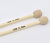 Picture of (US8 5.0mm) Bamboo Single Pointed Knitting Needles Natural 23cm(9") long, 1 Set ( 2 PCs/Set)