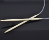 Picture of (US10 6.0mm) Bamboo Circular Knitting Needles Natural 100cm(39 3/8") long, 1 Pair
