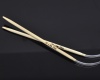 Picture of (US7 4.5mm) Bamboo Circular Knitting Needles Natural 120cm(47 2/8") long, 1 Pair