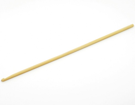 Bild von (UK11 3.0mm) Bambus Häkelnadel Naturfarben 15cm lang, 5 Stücke