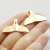 Immagine di Rame Ciondoli Fishtail Oro riempito 3cm x 2.1cm, 2 Pz