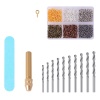 Picture of Iron Based Alloy Screw Eyes Bails Top Drilled Findings With DIY Tools Multicolor 8.5cm x 5.5cm, 1 Set
