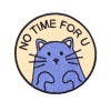 Picture of Fabric Iron On Patches Appliques (With Glue Back) Craft Yellow Cat 7.5cm x 7.5cm, 5 PCs