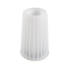Picture of Silicone Resin Mold For Making Vase Stripe White 15.2cm x 7.6cm, 1 Piece