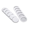 Picture of Silicone Resin Mold For Jewelry Making Moon Phases White 17.1cm x 5cm, 2 PCs