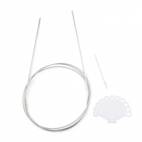 Picture of 1.8mm Stainless Steel Circular Knitting Needles 120cm(47 2/8") long, 1 Set