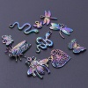 Picture of Zinc Based Alloy Insect Charms AB Color Snake Animal Bee 1 Set ( 10 PCs/Set)