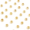 Immagine di Lega di Zinco Schiaccini Perline Oro riempito Tondo Circa 5mm Dia, Foro:Circa 1.6mm, 20 Pz