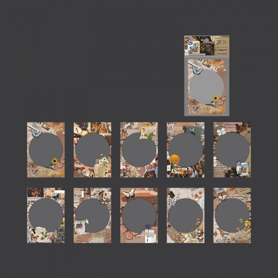 Immagine di PET DIY Decorazione Di Scrapbook Adesivi Multicolore Rettangolo 14.5cm x 8.3cm, 1 Serie ( 20 Pz/Serie)
