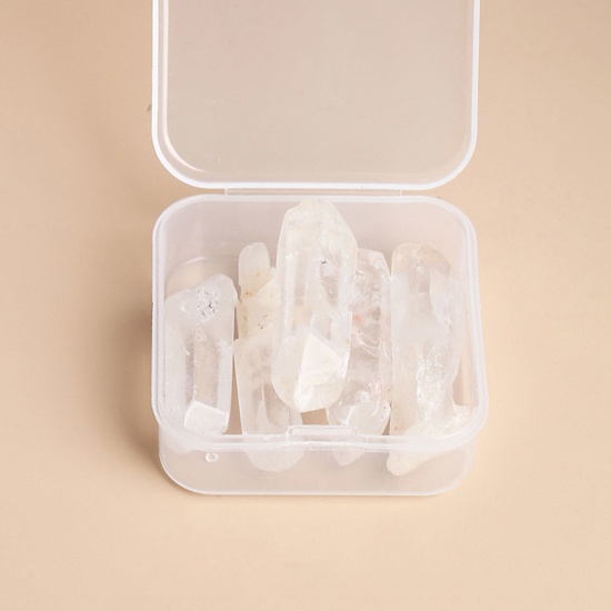 Immagine di Quarzo ( Naturale ) Cabochon (Senza Foro) Bianco Scheggia di Perle 3mm - 2mm, 1 Scatola