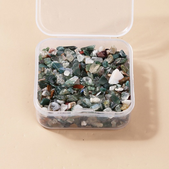 Immagine di Agata ( Naturale ) Cabochon (Senza Foro) Multicolore Scheggia di Perle 3mm - 2mm, 1 Scatola