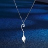 Picture of 304 Stainless Steel Halloween Link Cable Chain Necklace Silver Tone Broom 45cm(17 6/8") long, 1 Piece