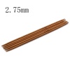 Picture of (US2 2.75mm) Bamboo Double Pointed Knitting Needles Brown 13cm(5 1/8") long, 5 PCs