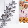 Picture of Stainless Steel Fondant Cake Sugarcraft Clay Mold Silver Tone Capital Alphabet/ Letter 1 Set ( 26 PCs/Set)