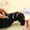 Picture of Copper & Acrylic Knitting Stitch Markers Number 0-9 Silver Tone At Random Color 3.1cm x 1.1cm, 1 Set ( 10 PCs/Set)