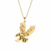 Picture of 304 Stainless Steel Stylish Link Cable Chain Necklace Gold Plated Eagle Animal 52cm(20 4/8") long, 1 Piece