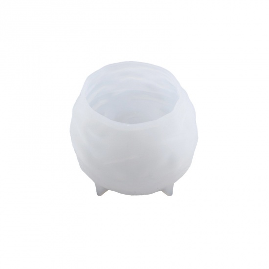 Immagine di Silicone Muffa della Resina per Gioielli Rendendo Candeliere Bianco 8.1cm x 6.7cm, 1 Pz