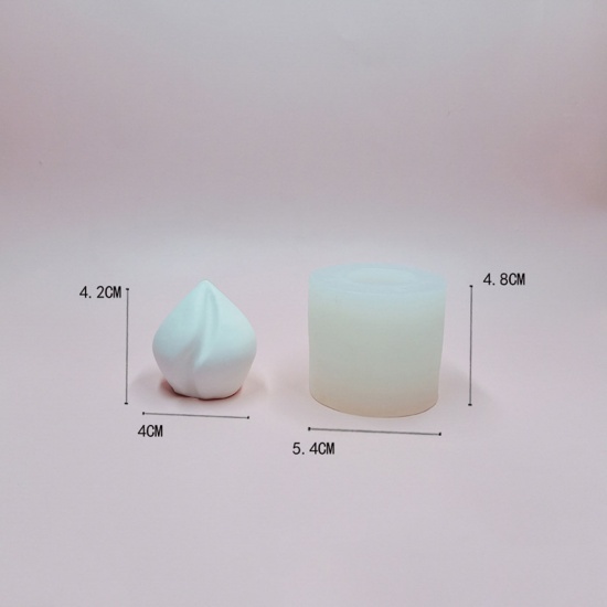 Bild von Silikonform aus Harz für Schmuckherstellung, magisches Quadrat, Seife, Kerze, weiß, 5,4 cm x 4,8 cm, 1 Stück