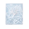Imagen de Silicona Insecto Molde Rectángulo Mariposa Blanco 10.8cm x 9cm, 1 Unidad