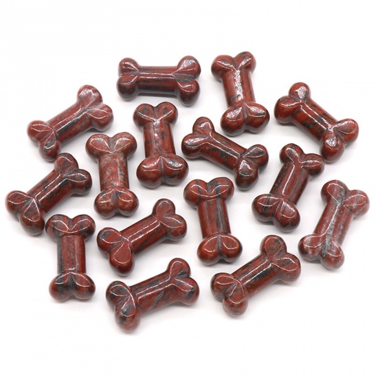 Immagine di Spectrolite ( Naturale ) Memoriale dell'animale Decorazione in Miniatura Micro Paesaggio (Senza Foro) Marrone Rosso Osso 35mm x 20mm, 1 Pz