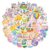 Picture of PVC Easter Day Multicolor Egg Rabbit Laser 7cm, 1 Packet ( 50 PCs/Packet)