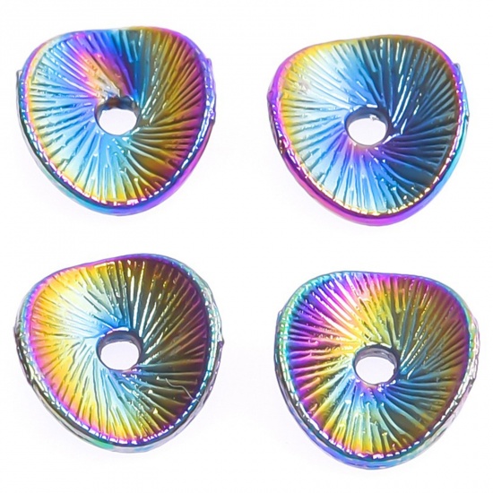 Picture of Zinc Based Alloy Spacer Beads AB Color Irregular About 9mm x 8mm, 10 PCs