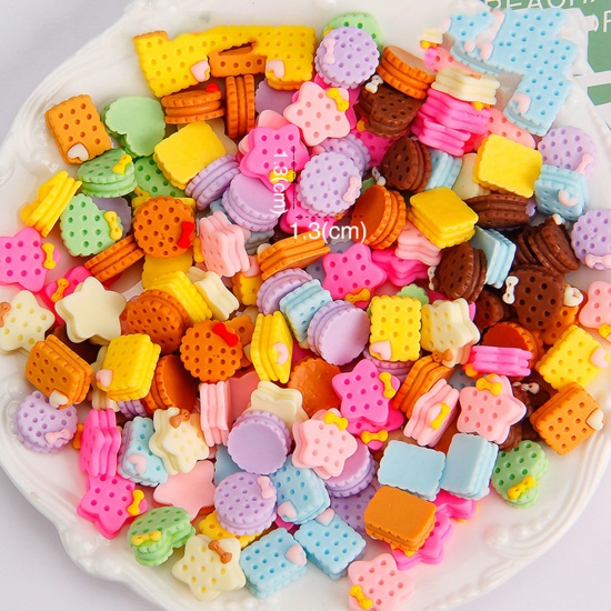 Picture of Resin DIY Handmade Craft Materials Accessories At Random Color Biscuit 13mm-16mm, 50 PCs