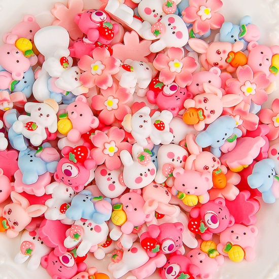 Picture of Resin DIY Handmade Craft Materials Accessories At Random Color Animal 13mm-16mm, 50 PCs