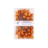 Picture of Plastic & Iron Based Alloy Sewing Positioning Needle Rhombus Coffee Faceted 5.2cm(2") long, 1 Box ( 50 PCs/Box)
