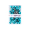 Picture of Plastic & Iron Based Alloy Sewing Positioning Needle Rhombus Green Blue Faceted 5.2cm(2") long, 1 Box ( 50 PCs/Box)